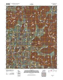 Savage Kentucky Historical topographic map, 1:24000 scale, 7.5 X 7.5 Minute, Year 2010