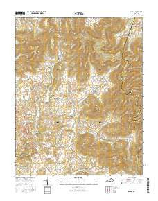 Savage Kentucky Current topographic map, 1:24000 scale, 7.5 X 7.5 Minute, Year 2016