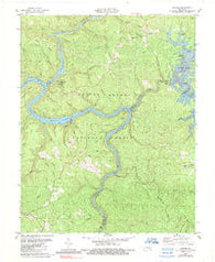 Sawyer Kentucky Historical topographic map, 1:24000 scale, 7.5 X 7.5 Minute, Year 1980