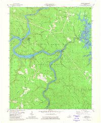 Sawyer Kentucky Historical topographic map, 1:24000 scale, 7.5 X 7.5 Minute, Year 1980