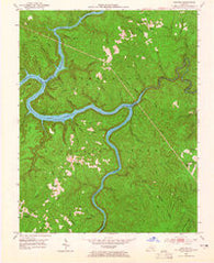 Sawyer Kentucky Historical topographic map, 1:24000 scale, 7.5 X 7.5 Minute, Year 1952