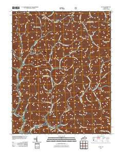 Scalf Kentucky Historical topographic map, 1:24000 scale, 7.5 X 7.5 Minute, Year 2011