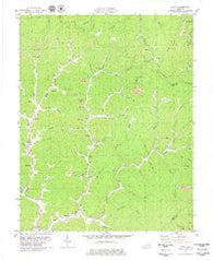 Scalf Kentucky Historical topographic map, 1:24000 scale, 7.5 X 7.5 Minute, Year 1979