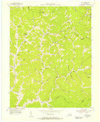 Scalf Kentucky Historical topographic map, 1:24000 scale, 7.5 X 7.5 Minute, Year 1954