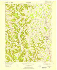 Science Hill Kentucky Historical topographic map, 1:24000 scale, 7.5 X 7.5 Minute, Year 1954
