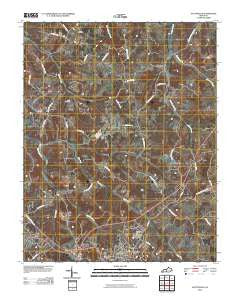Scottsville Kentucky Historical topographic map, 1:24000 scale, 7.5 X 7.5 Minute, Year 2010