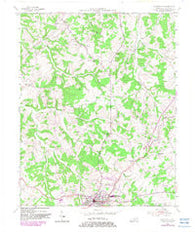 Scottsville Kentucky Historical topographic map, 1:24000 scale, 7.5 X 7.5 Minute, Year 1954