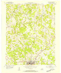 Scottsville Kentucky Historical topographic map, 1:24000 scale, 7.5 X 7.5 Minute, Year 1954