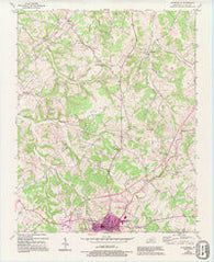 Scottsville Kentucky Historical topographic map, 1:24000 scale, 7.5 X 7.5 Minute, Year 1954