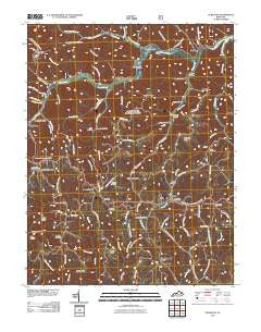 Scranton Kentucky Historical topographic map, 1:24000 scale, 7.5 X 7.5 Minute, Year 2011
