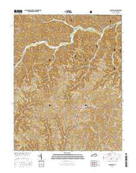 Scranton Kentucky Current topographic map, 1:24000 scale, 7.5 X 7.5 Minute, Year 2016