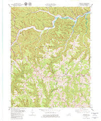 Scranton Kentucky Historical topographic map, 1:24000 scale, 7.5 X 7.5 Minute, Year 1979