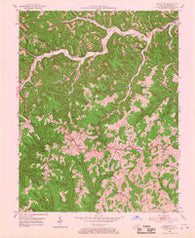 Scranton Kentucky Historical topographic map, 1:24000 scale, 7.5 X 7.5 Minute, Year 1952
