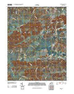 Sebree Kentucky Historical topographic map, 1:24000 scale, 7.5 X 7.5 Minute, Year 2010