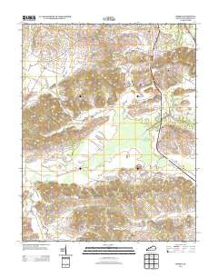 Sebree Kentucky Historical topographic map, 1:24000 scale, 7.5 X 7.5 Minute, Year 2013