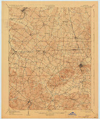 Sebree Kentucky Historical topographic map, 1:62500 scale, 15 X 15 Minute, Year 1906