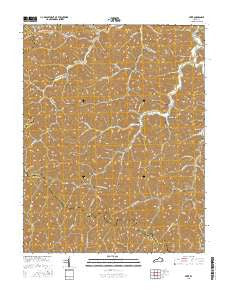 Seitz Kentucky Current topographic map, 1:24000 scale, 7.5 X 7.5 Minute, Year 2016