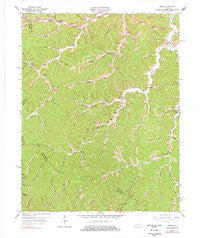 Seitz Kentucky Historical topographic map, 1:24000 scale, 7.5 X 7.5 Minute, Year 1965
