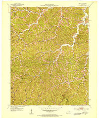 Seitz Kentucky Historical topographic map, 1:24000 scale, 7.5 X 7.5 Minute, Year 1951