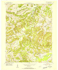 Shady Grove Kentucky Historical topographic map, 1:24000 scale, 7.5 X 7.5 Minute, Year 1954