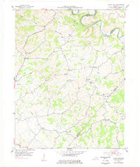 Shady Nook Kentucky Historical topographic map, 1:24000 scale, 7.5 X 7.5 Minute, Year 1952