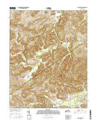 Shady Grove Kentucky Current topographic map, 1:24000 scale, 7.5 X 7.5 Minute, Year 2016