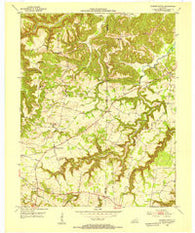 Sharon Grove Kentucky Historical topographic map, 1:24000 scale, 7.5 X 7.5 Minute, Year 1952