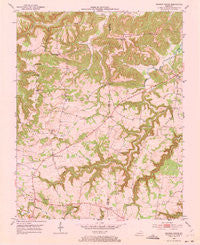 Sharon Grove Kentucky Historical topographic map, 1:24000 scale, 7.5 X 7.5 Minute, Year 1952