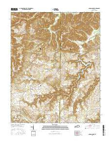 Sharon Grove Kentucky Current topographic map, 1:24000 scale, 7.5 X 7.5 Minute, Year 2016