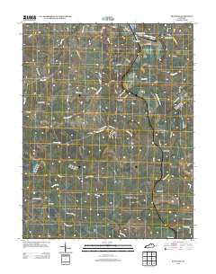 Shawhan Kentucky Historical topographic map, 1:24000 scale, 7.5 X 7.5 Minute, Year 2013