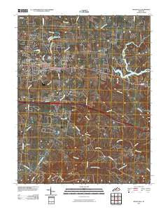 Shelbyville Kentucky Historical topographic map, 1:24000 scale, 7.5 X 7.5 Minute, Year 2010