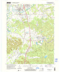 Shepherdsville Kentucky Historical topographic map, 1:24000 scale, 7.5 X 7.5 Minute, Year 1998