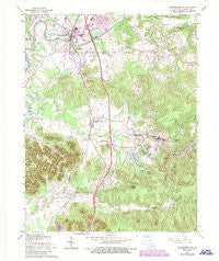 Shepherdsville Kentucky Historical topographic map, 1:24000 scale, 7.5 X 7.5 Minute, Year 1962