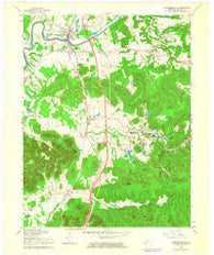 Shepherdsville Kentucky Historical topographic map, 1:24000 scale, 7.5 X 7.5 Minute, Year 1962
