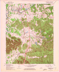 Shepherdsville Kentucky Historical topographic map, 1:24000 scale, 7.5 X 7.5 Minute, Year 1962