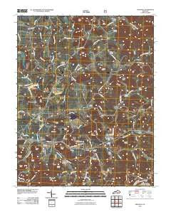 Shopville Kentucky Historical topographic map, 1:24000 scale, 7.5 X 7.5 Minute, Year 2010