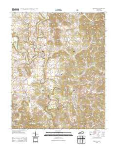 Shopville Kentucky Historical topographic map, 1:24000 scale, 7.5 X 7.5 Minute, Year 2013