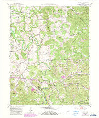 Shopville Kentucky Historical topographic map, 1:24000 scale, 7.5 X 7.5 Minute, Year 1952