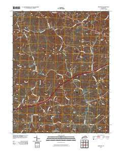 Sideview Kentucky Historical topographic map, 1:24000 scale, 7.5 X 7.5 Minute, Year 2010