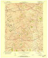 Sideview Kentucky Historical topographic map, 1:24000 scale, 7.5 X 7.5 Minute, Year 1952