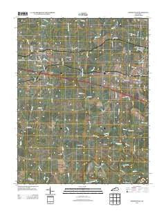 Simpsonville Kentucky Historical topographic map, 1:24000 scale, 7.5 X 7.5 Minute, Year 2013