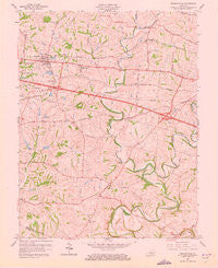 Simpsonville Kentucky Historical topographic map, 1:24000 scale, 7.5 X 7.5 Minute, Year 1960