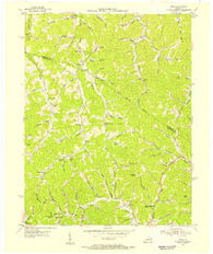 Sitka Kentucky Historical topographic map, 1:24000 scale, 7.5 X 7.5 Minute, Year 1954