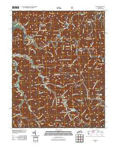 Slade Kentucky Historical topographic map, 1:24000 scale, 7.5 X 7.5 Minute, Year 2011