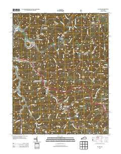 Slade Kentucky Historical topographic map, 1:24000 scale, 7.5 X 7.5 Minute, Year 2013