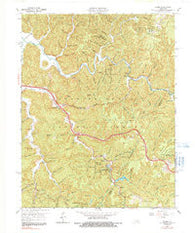 Slade Kentucky Historical topographic map, 1:24000 scale, 7.5 X 7.5 Minute, Year 1966