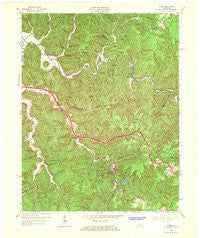 Slade Kentucky Historical topographic map, 1:24000 scale, 7.5 X 7.5 Minute, Year 1966