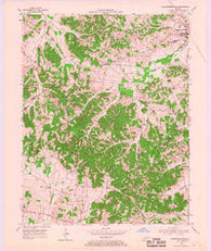 Slaughtersville Kentucky Historical topographic map, 1:24000 scale, 7.5 X 7.5 Minute, Year 1954