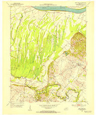 Smith Mills Kentucky Historical topographic map, 1:24000 scale, 7.5 X 7.5 Minute, Year 1952
