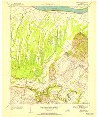 Smith Mills Kentucky Historical topographic map, 1:24000 scale, 7.5 X 7.5 Minute, Year 1952